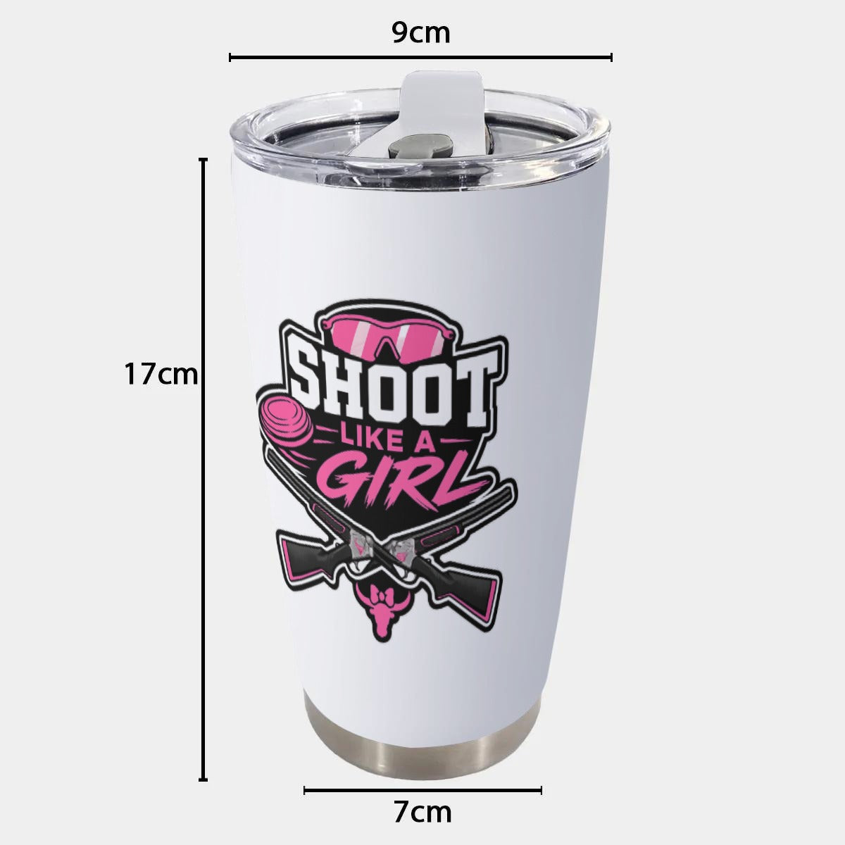 Shoot Like a Girl Tumbler | Women’s Trap & Skeet Gift
