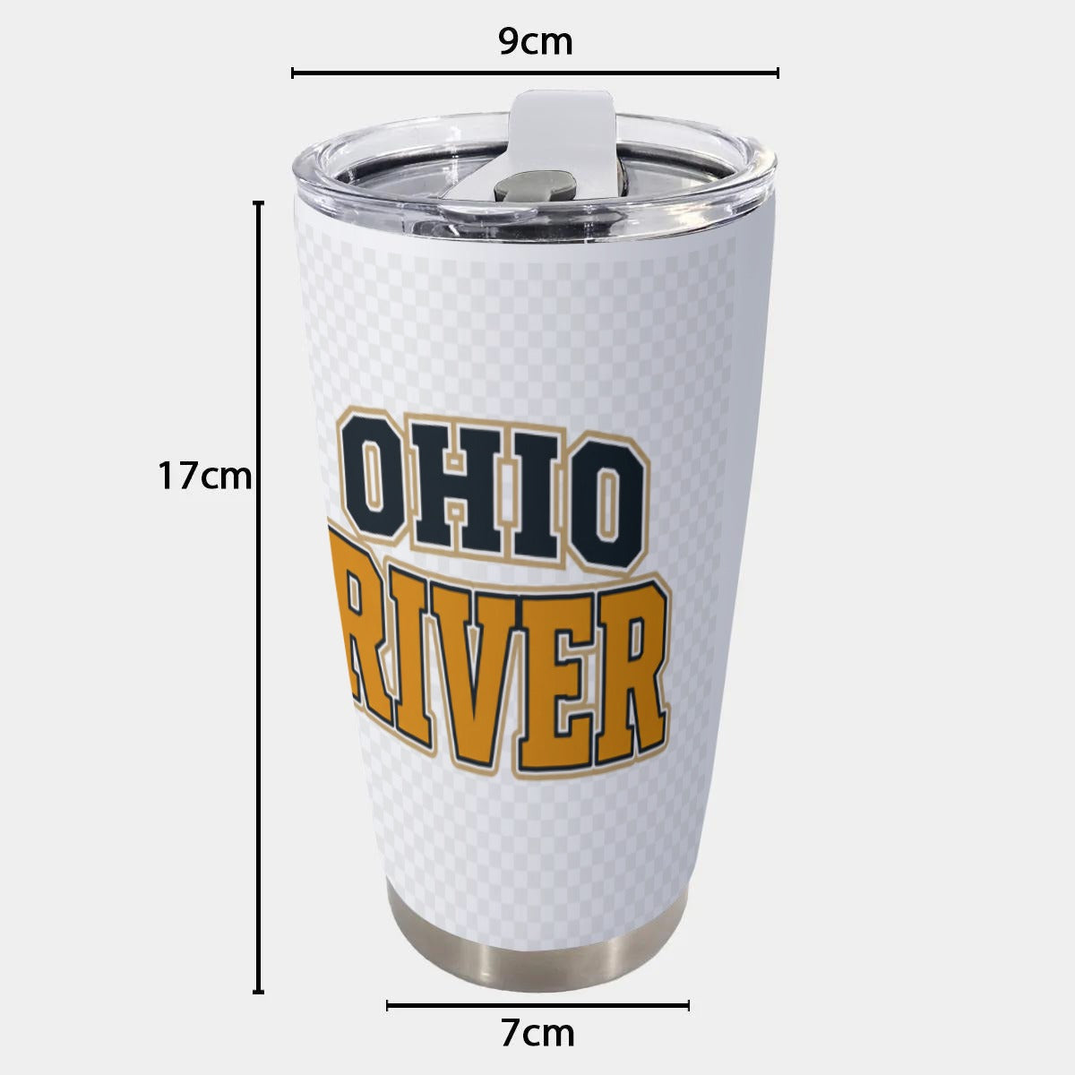 Ohio River Tumbler | Ohio River Fishing & Outdoor Travel Cup | River Lover Fisherman Gif