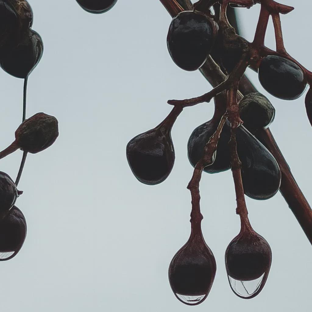 Berry Drip No. 11 — Stillness in Winter