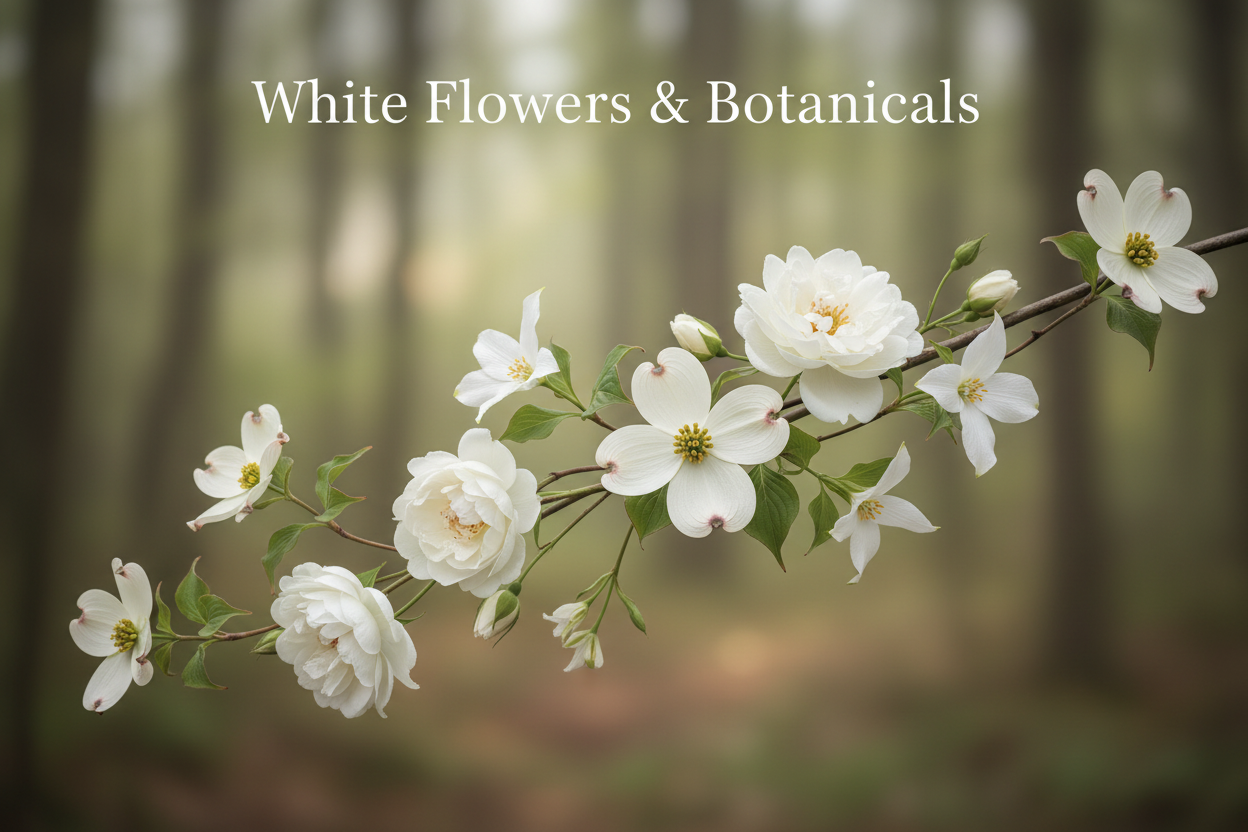 White Flowers & Botanicals Collection Cover
