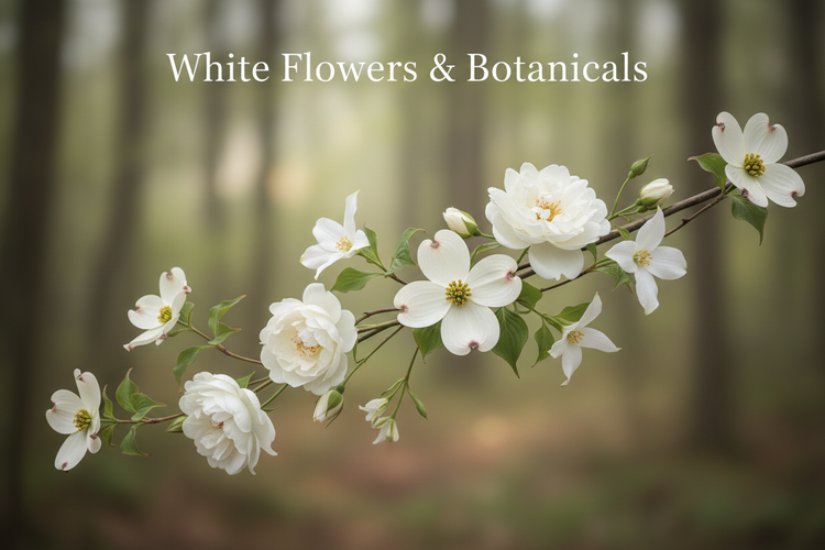 White Flowers & Botanicals Collection Cover