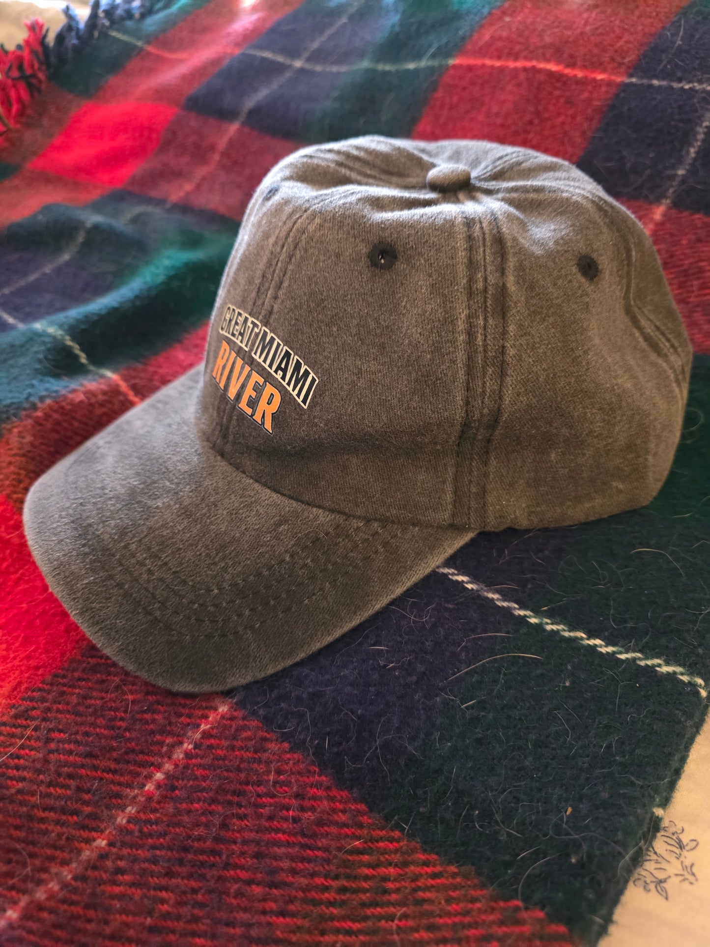 Printed Great Miami River Baseball Hat – Local Shipment While Supplies Last!