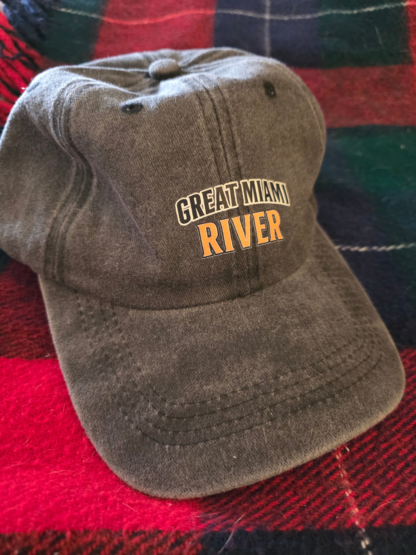 Printed Great Miami River Baseball Hat – Local Shipment While Supplies Last!