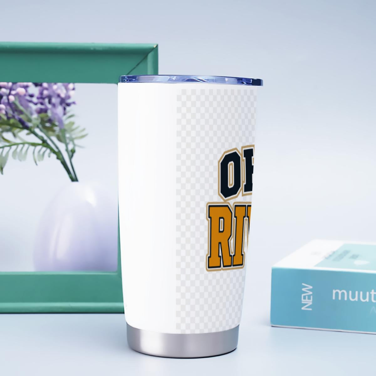Ohio River Tumbler | Ohio River Fishing & Outdoor Travel Cup | River Lover Fisherman Gif