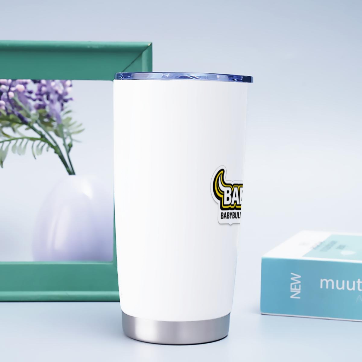 BabyBull™ Logo Stainless Steel Travel Tumbler – 17cm Insulated Cup
