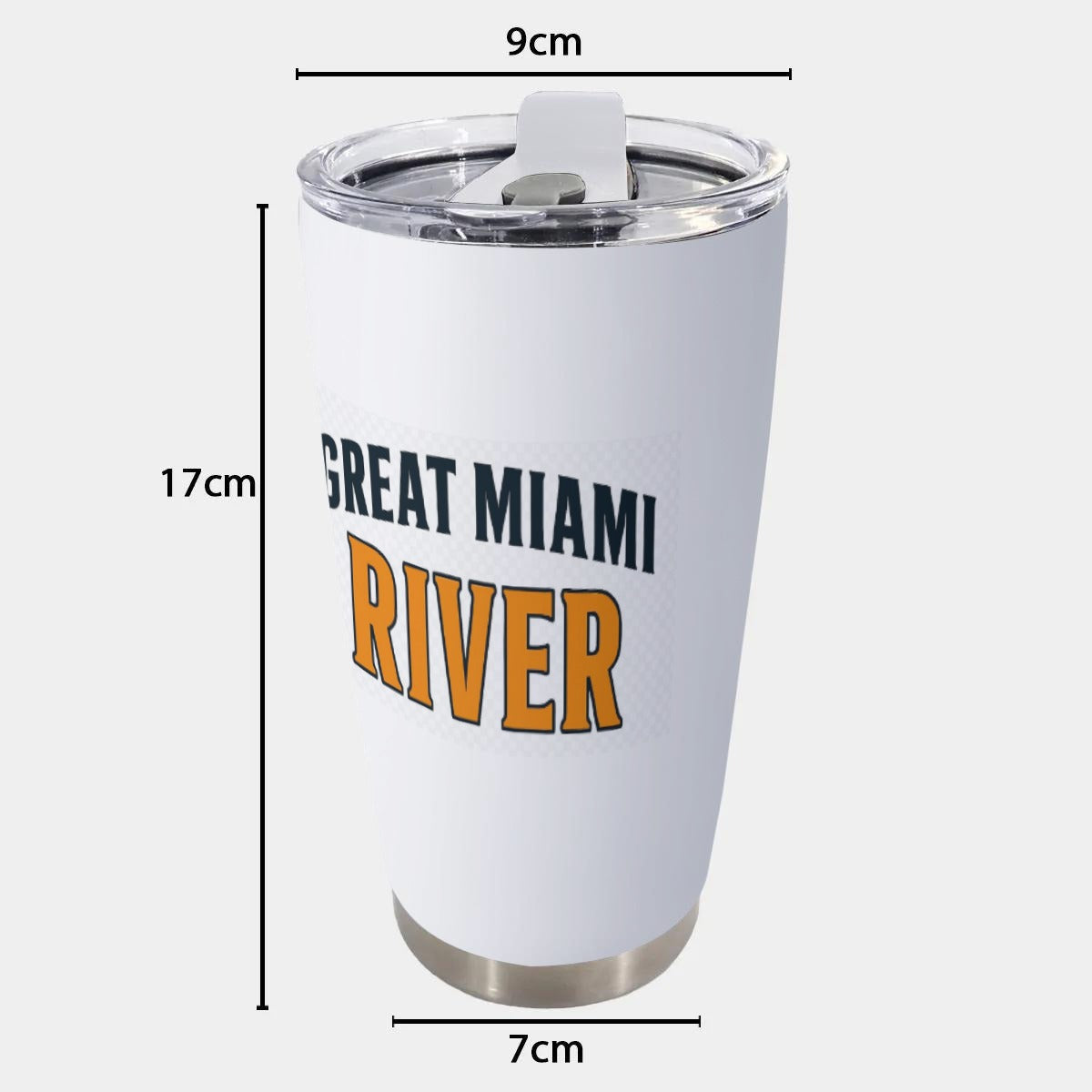 Great Miami River Tumbler | Hamilton Ohio Fishing Gift