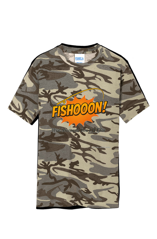 Fishooon Core Cotton Camo Tee