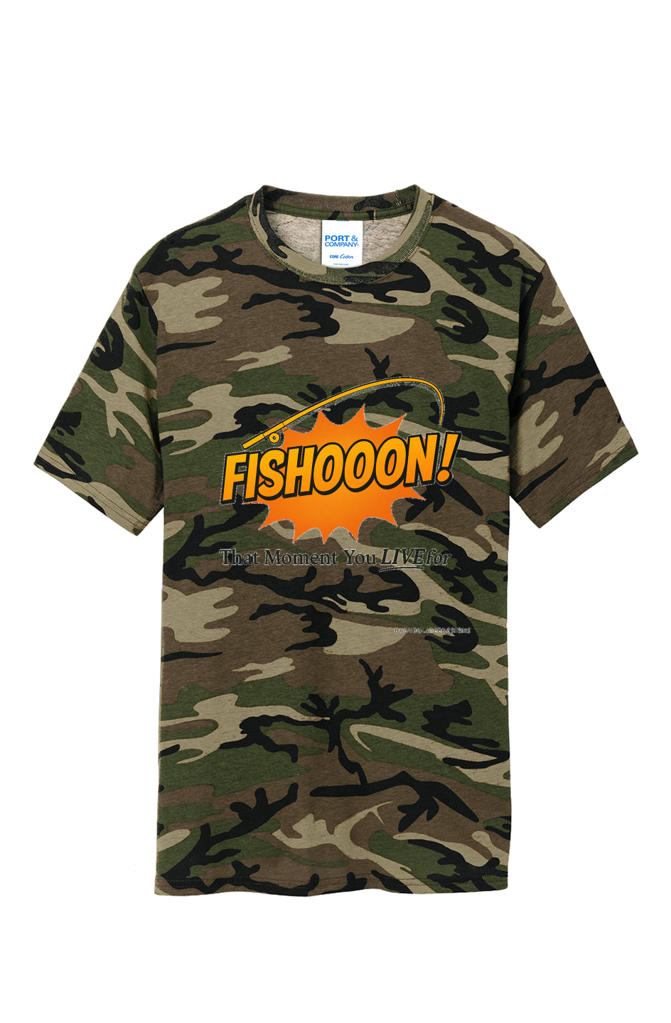 Fishooon Core Cotton Camo Tee