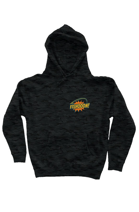 Fishooon Camo Independent Heavyweight Hoodie Orang