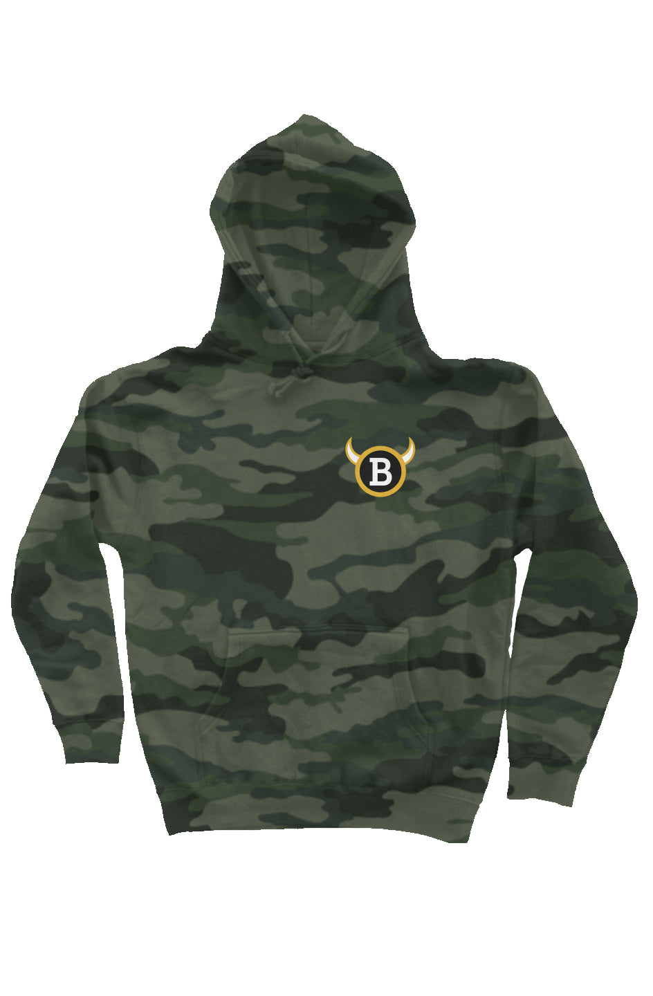 Camo Independent Heavyweight Hoodie BabyBull Horne