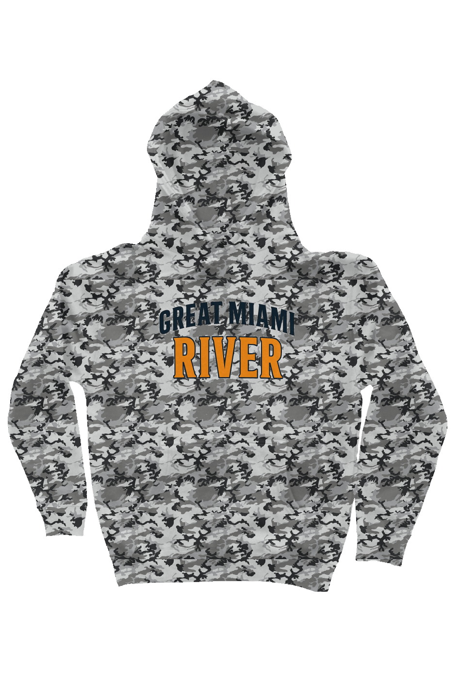Great Miami River Camo Independent Heavyweight Hoodie