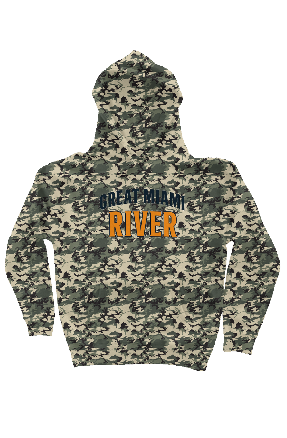 Great Miami River Camo Independent Heavyweight Hoodie