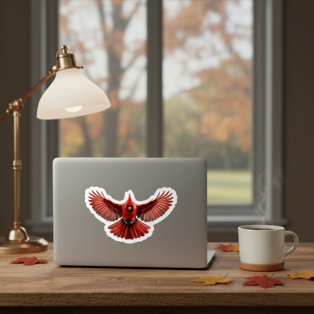 Cardinal Sticker - Laptop