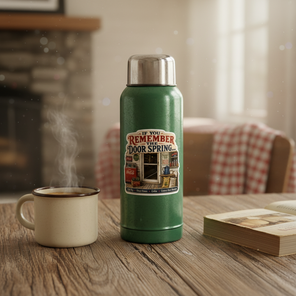 Door Spring - Vintage Thermos