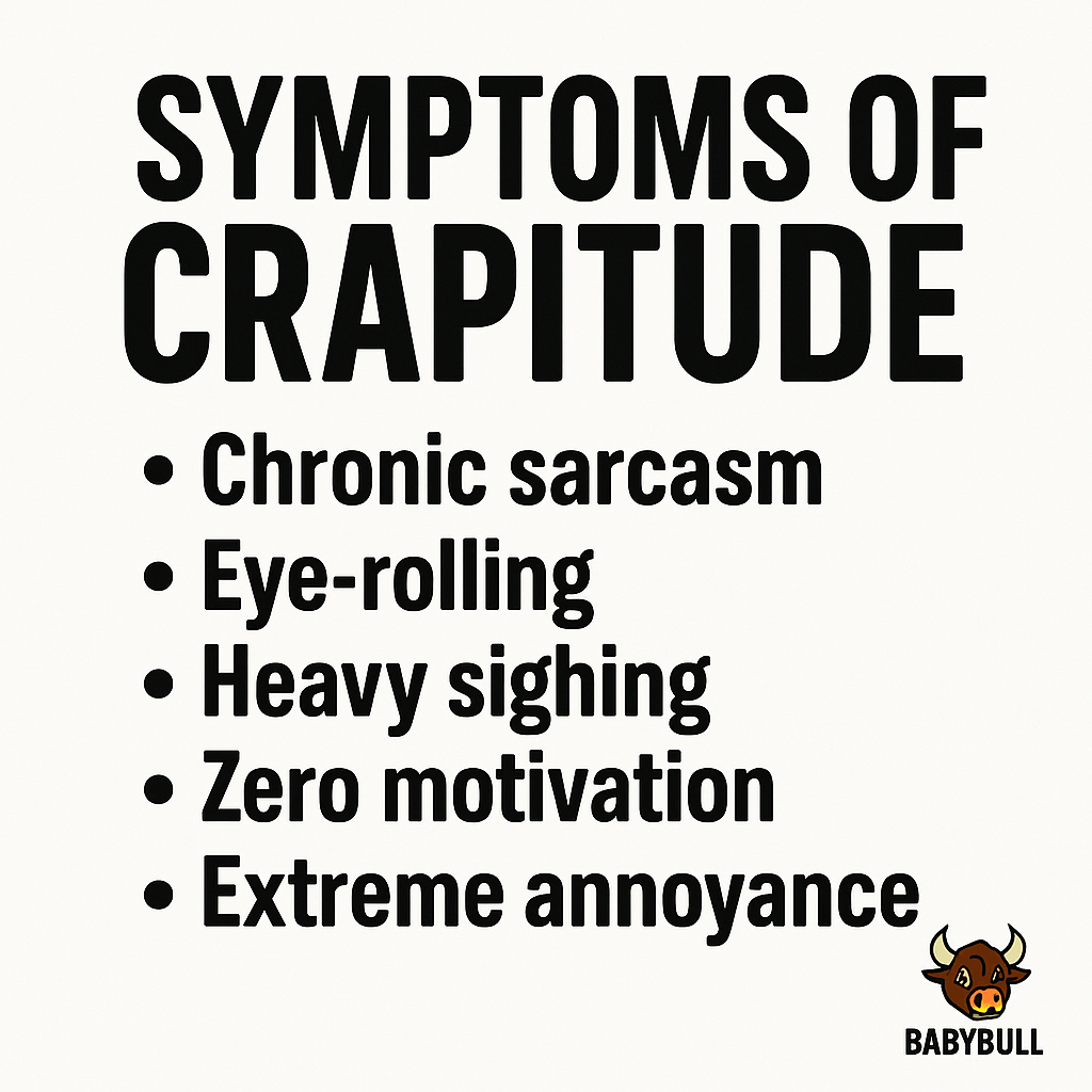 CRAPITUDE Printable Sign Set — 3 Funny Wall Art Downloads | Bathroom Garage Man Cave Humor