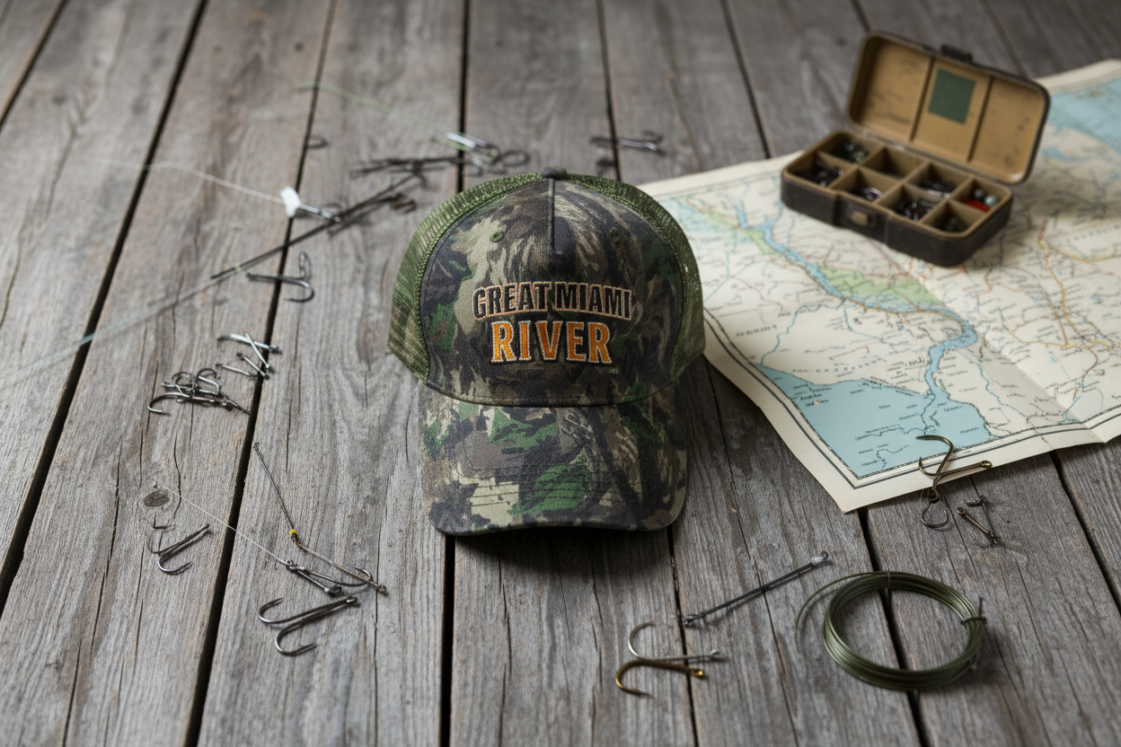 Great Miami River Hat - Flat Lay