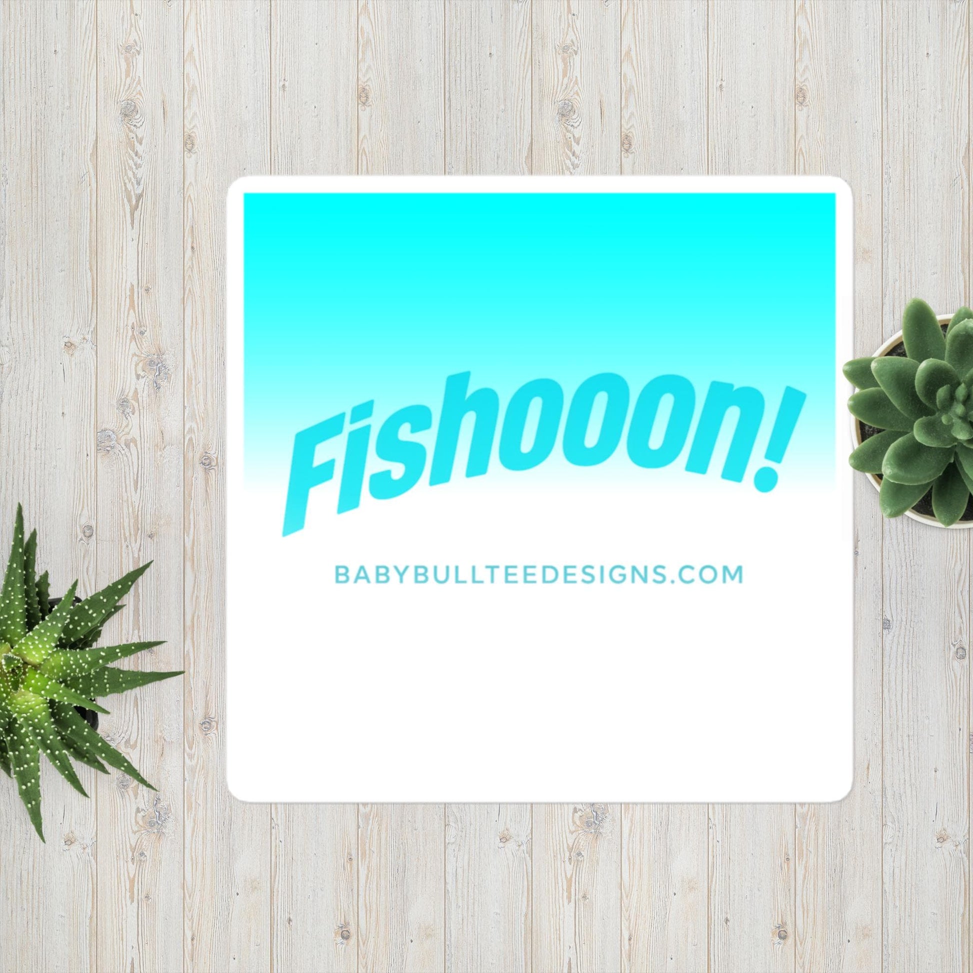 Baby Bull Signature Fishooon! Sticker
