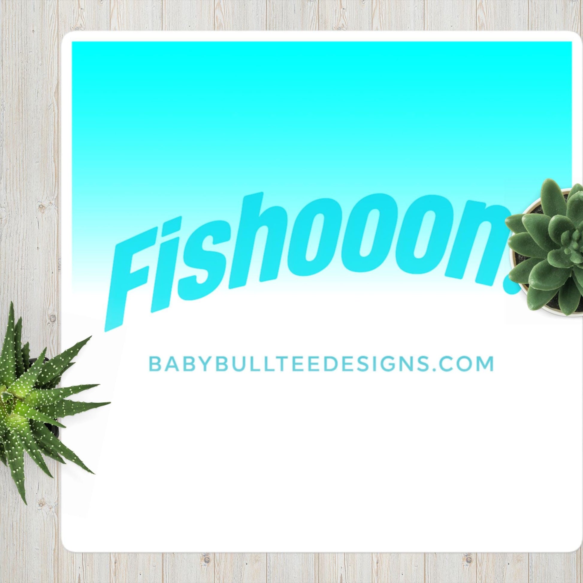 Baby Bull Signature Fishooon! Sticker