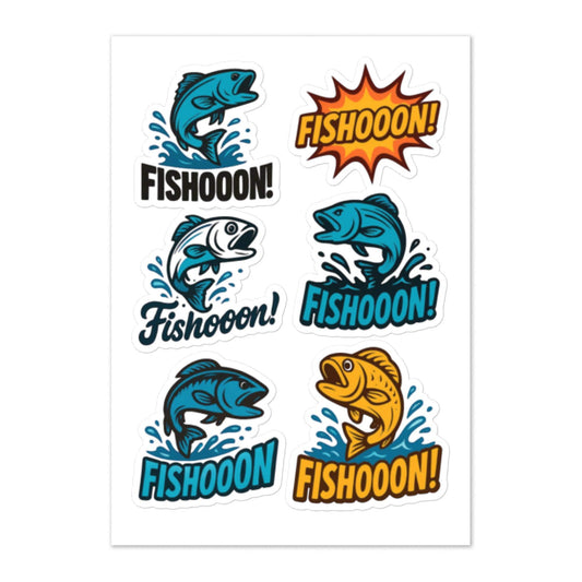 Fishooon! Sticker Sheet
