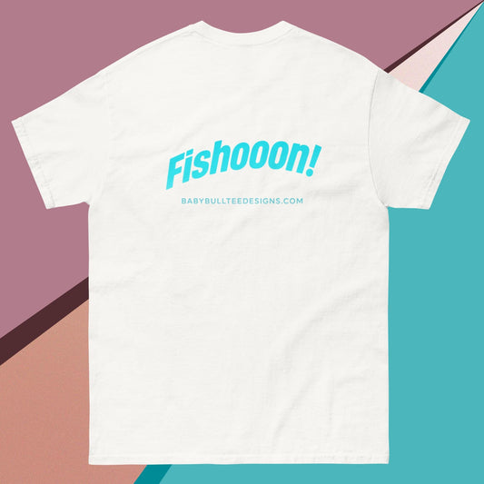 Aqua Fishooon! Letter Tee