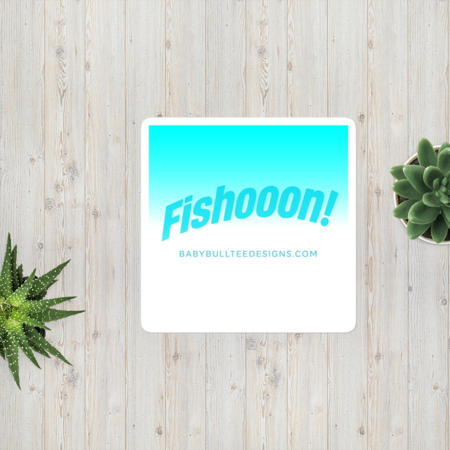 Baby Bull Signature Fishooon! Sticker