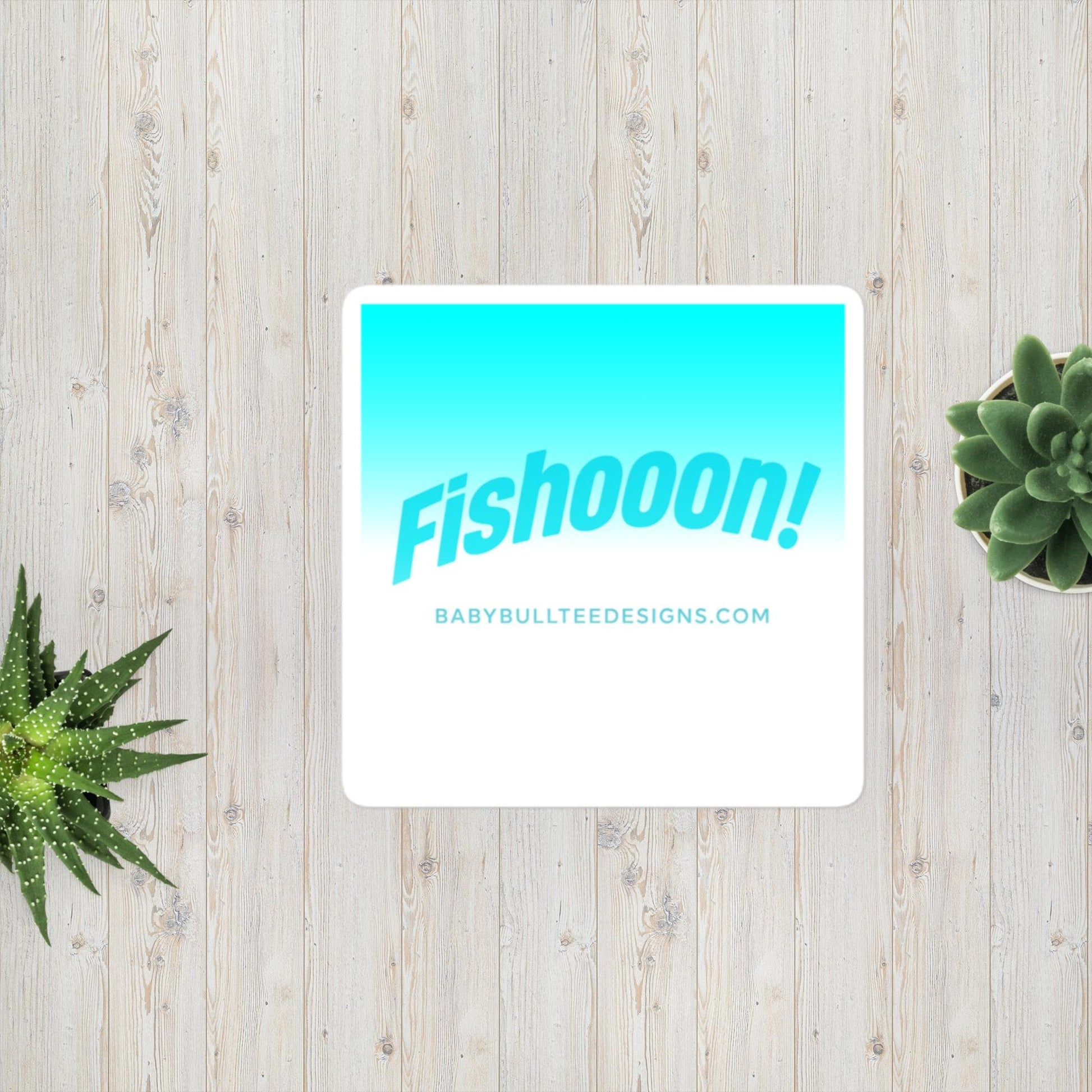 Baby Bull Signature Fishooon! Sticker