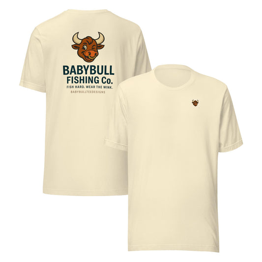 BabyBull Fishing Co. Tee – Fish Hard. Wear the Wink. | Angler Shirt | Fishing Lifestyle Apparel
