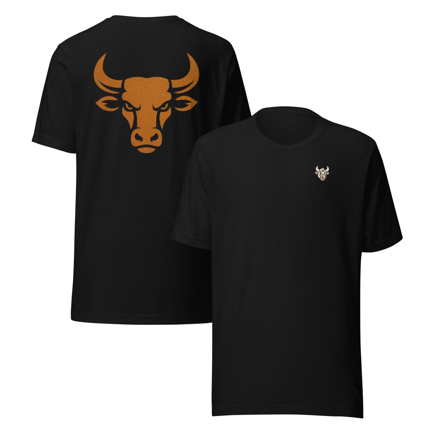 Bold Bull Head Graphic Tee – BabyBull Matador Line | Premium Black & Orange Power Design