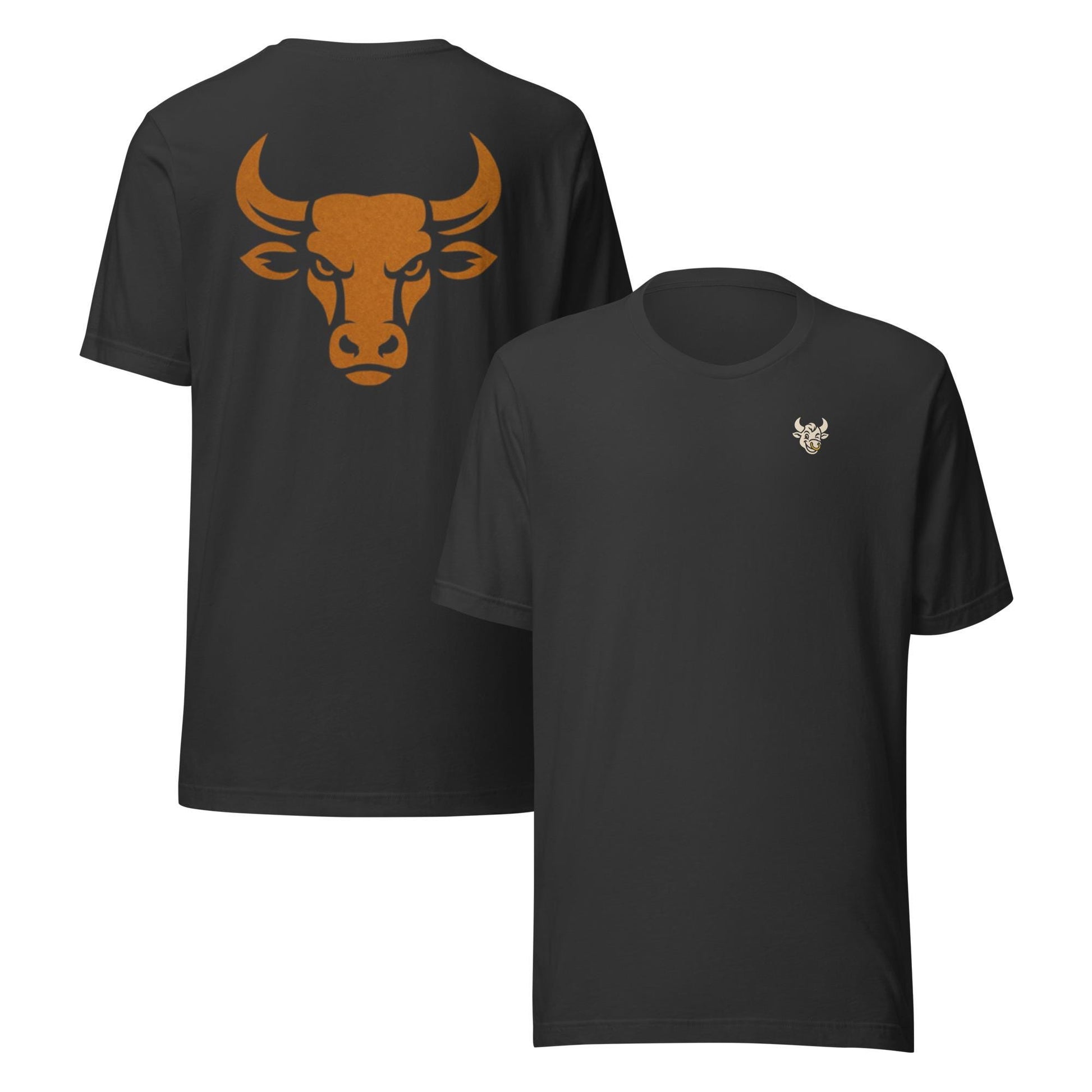Bold Bull Head Graphic Tee – BabyBull Matador Line | Premium Black & Orange Power Design