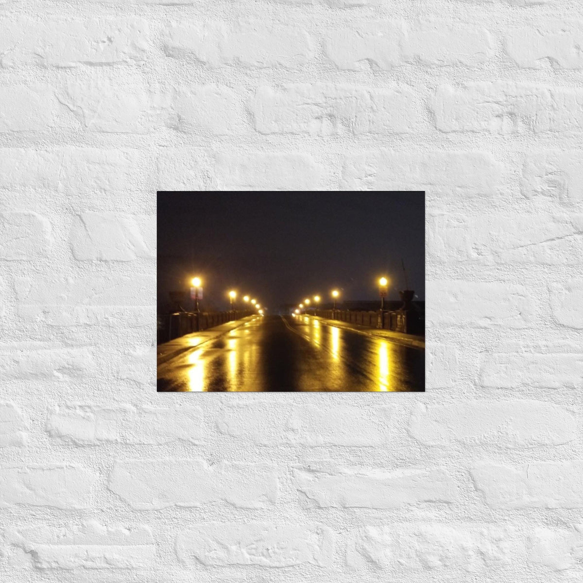 Bridge of Light Golden Reflection Art Print Wall Poster BabyBull
