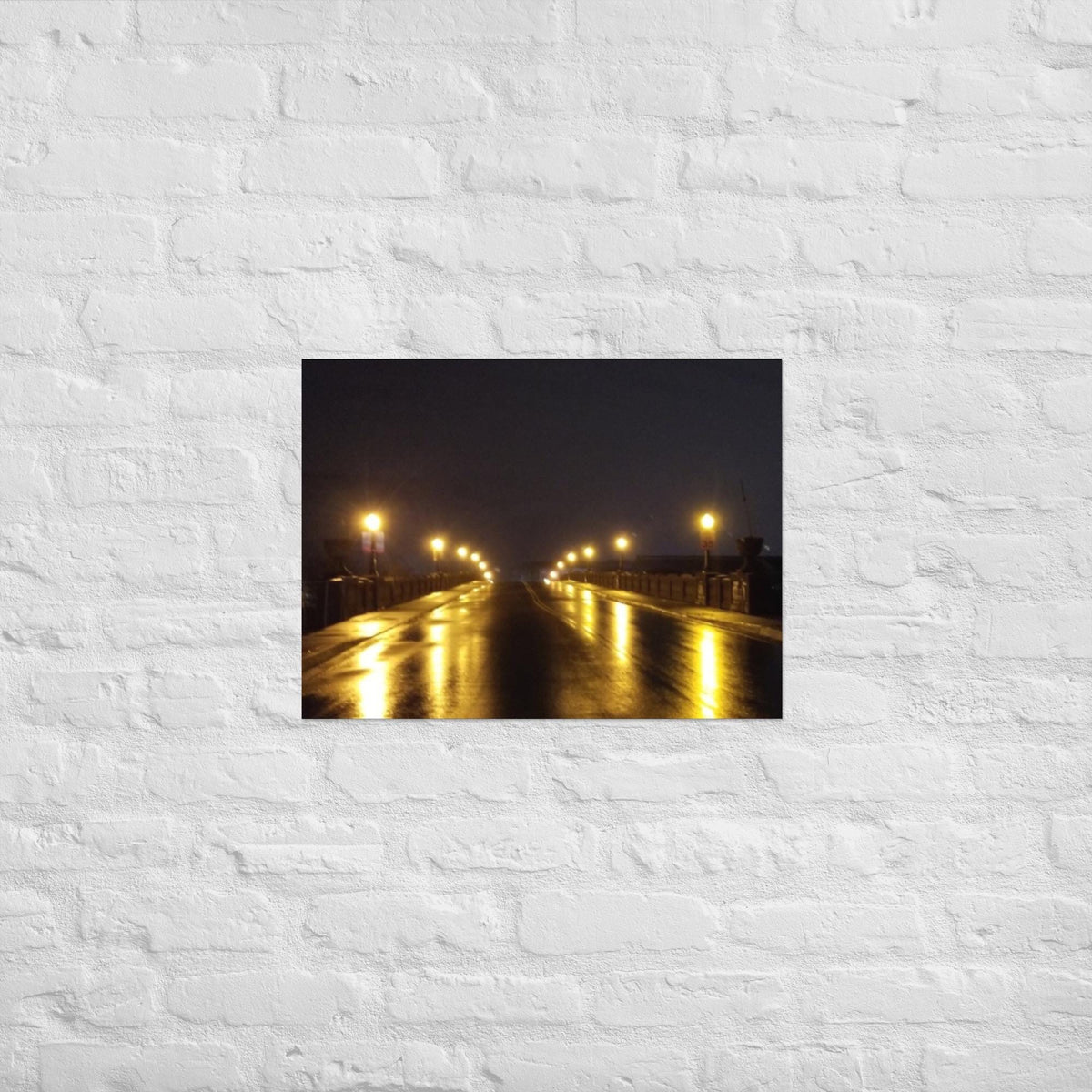 Bridge of Light Golden Reflection Art Print Wall Poster BabyBull