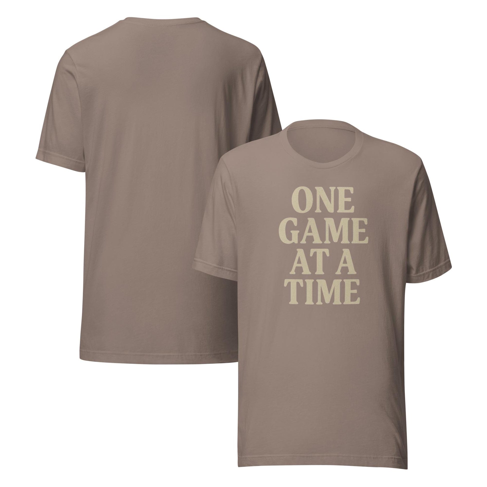 One Game at a Time Unisex t-shirt