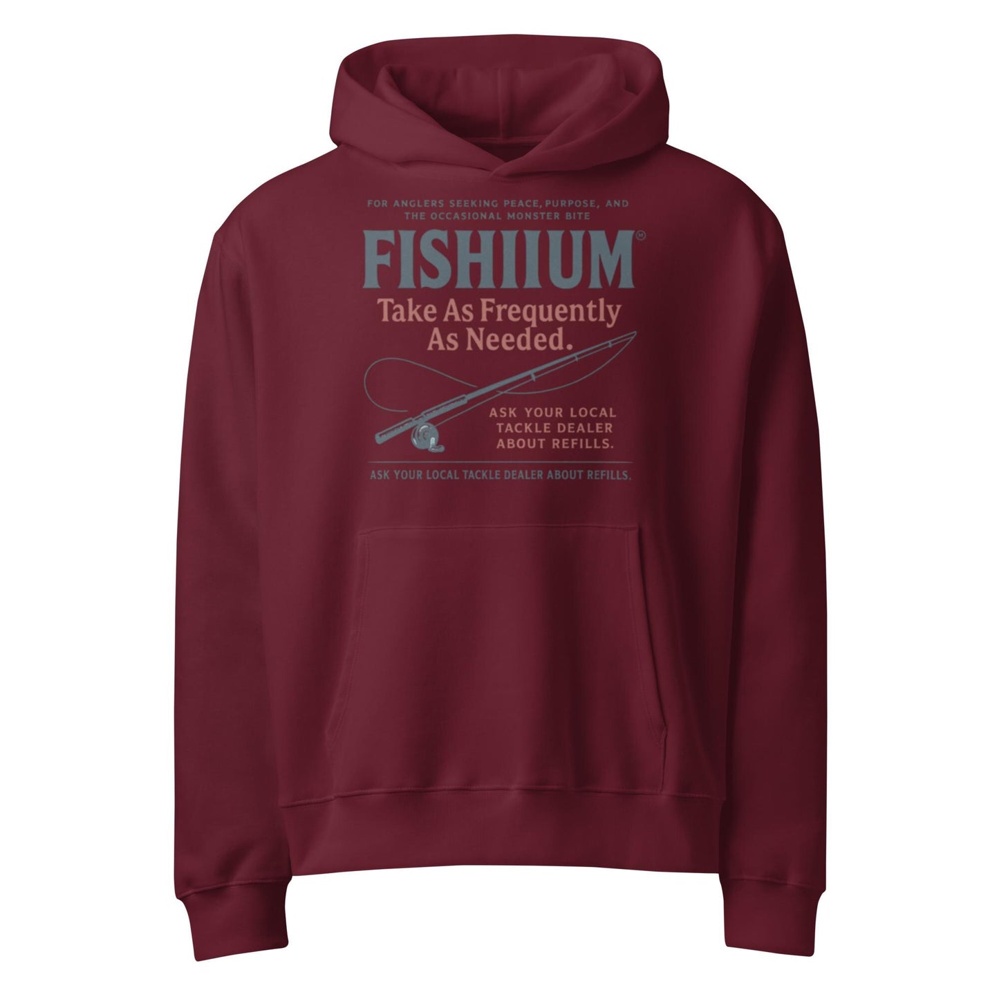 Fishium Hoodie – Funny Fishing Prescription Hoodie – BabyBull Fishing Co.