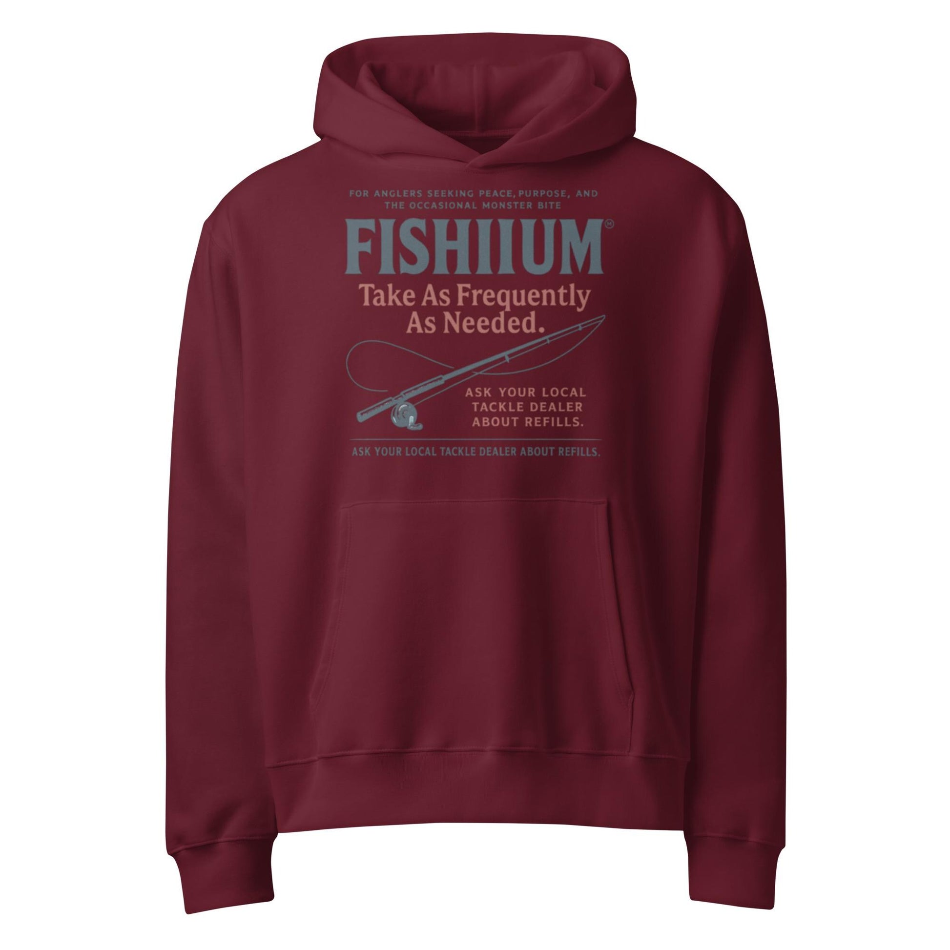 Fishium Hoodie – Funny Fishing Prescription Hoodie – BabyBull Fishing Co.