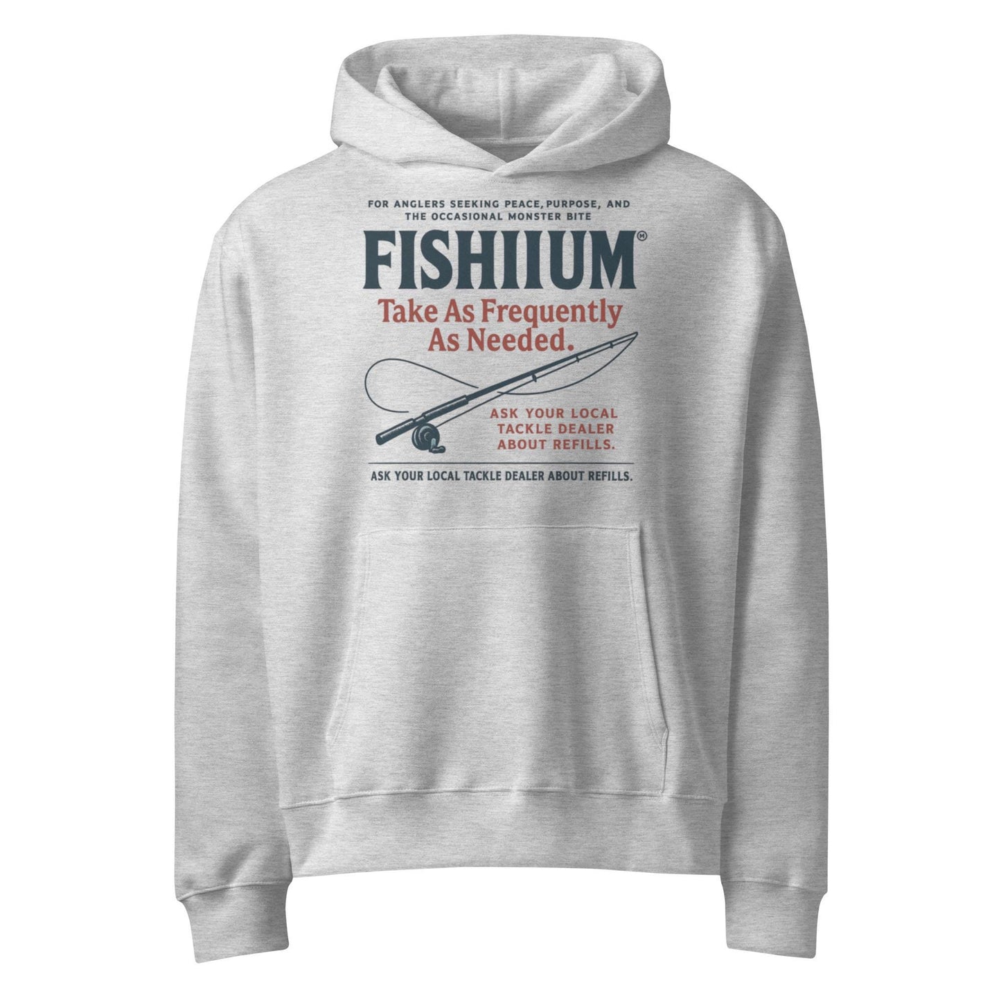Fishium Hoodie – Funny Fishing Prescription Hoodie – BabyBull Fishing Co.