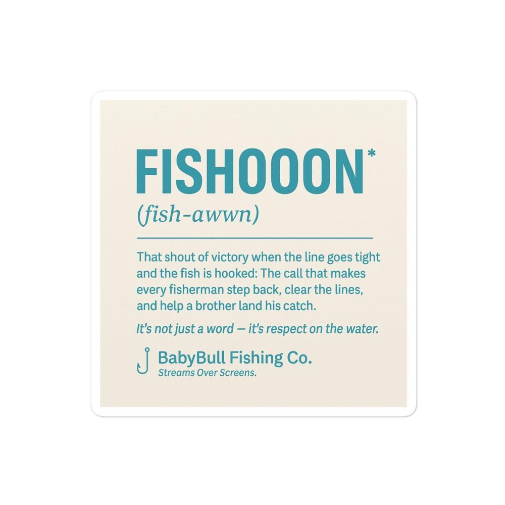 Fishooon Sticker Promo Bubble-free stickers
