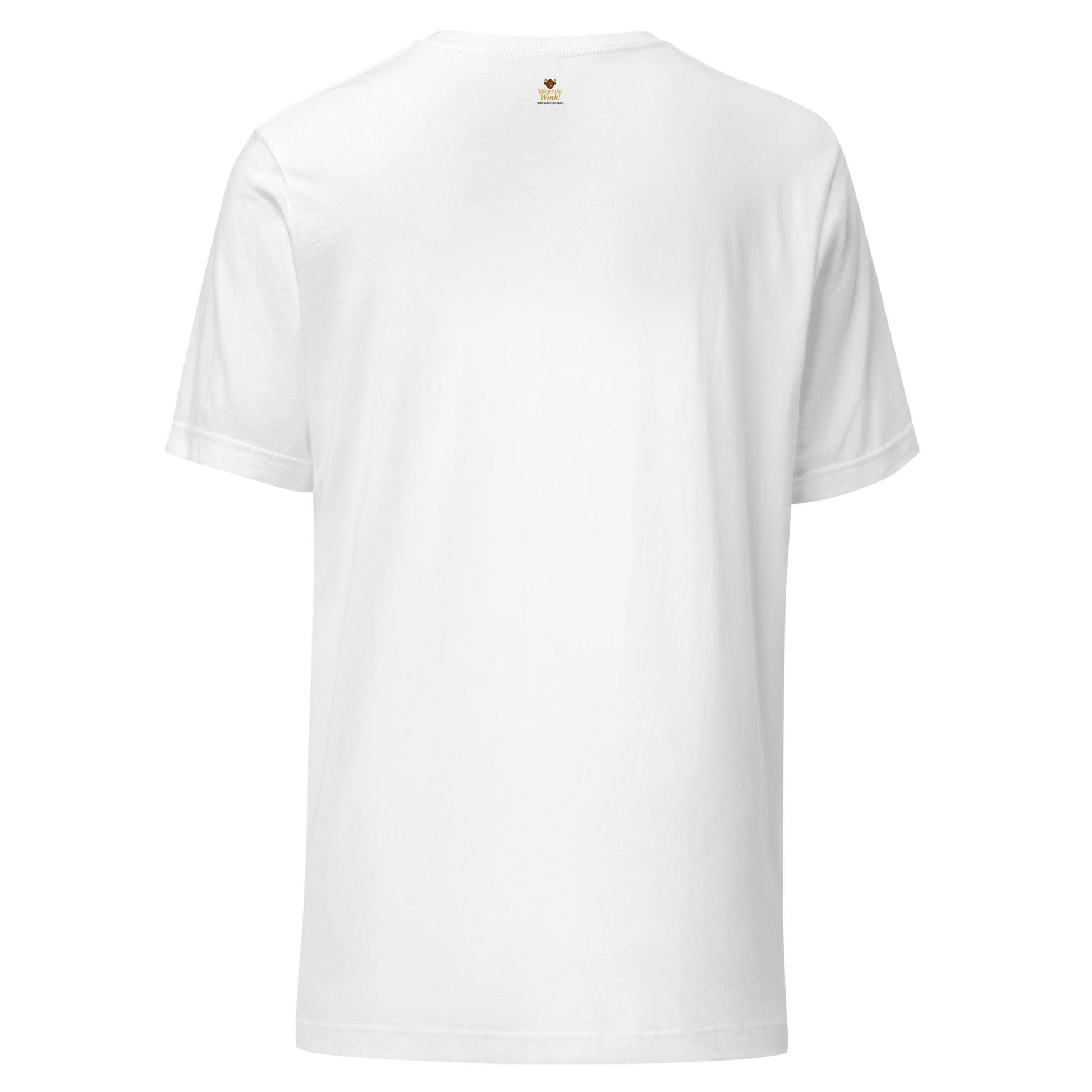 Plain White BabyBull Tee left breast Babybull