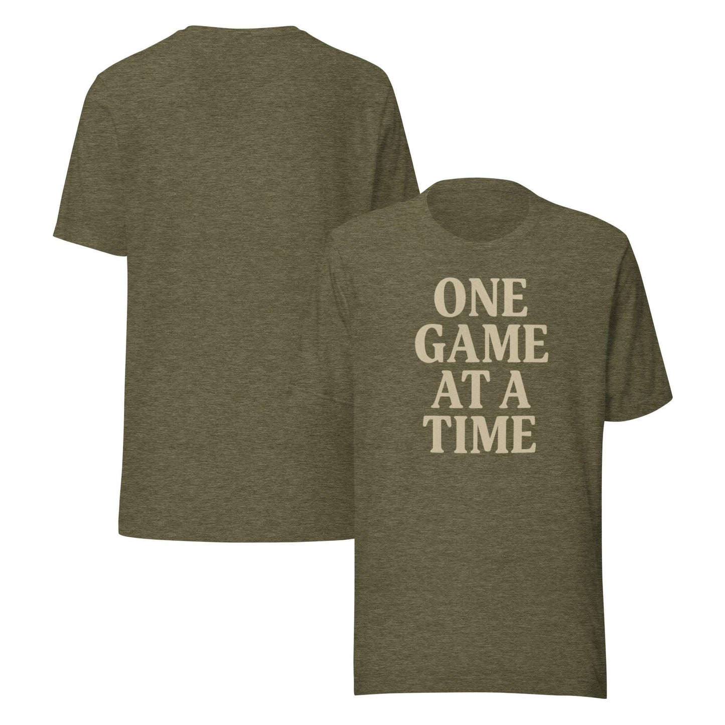 One Game at a Time Unisex t-shirt
