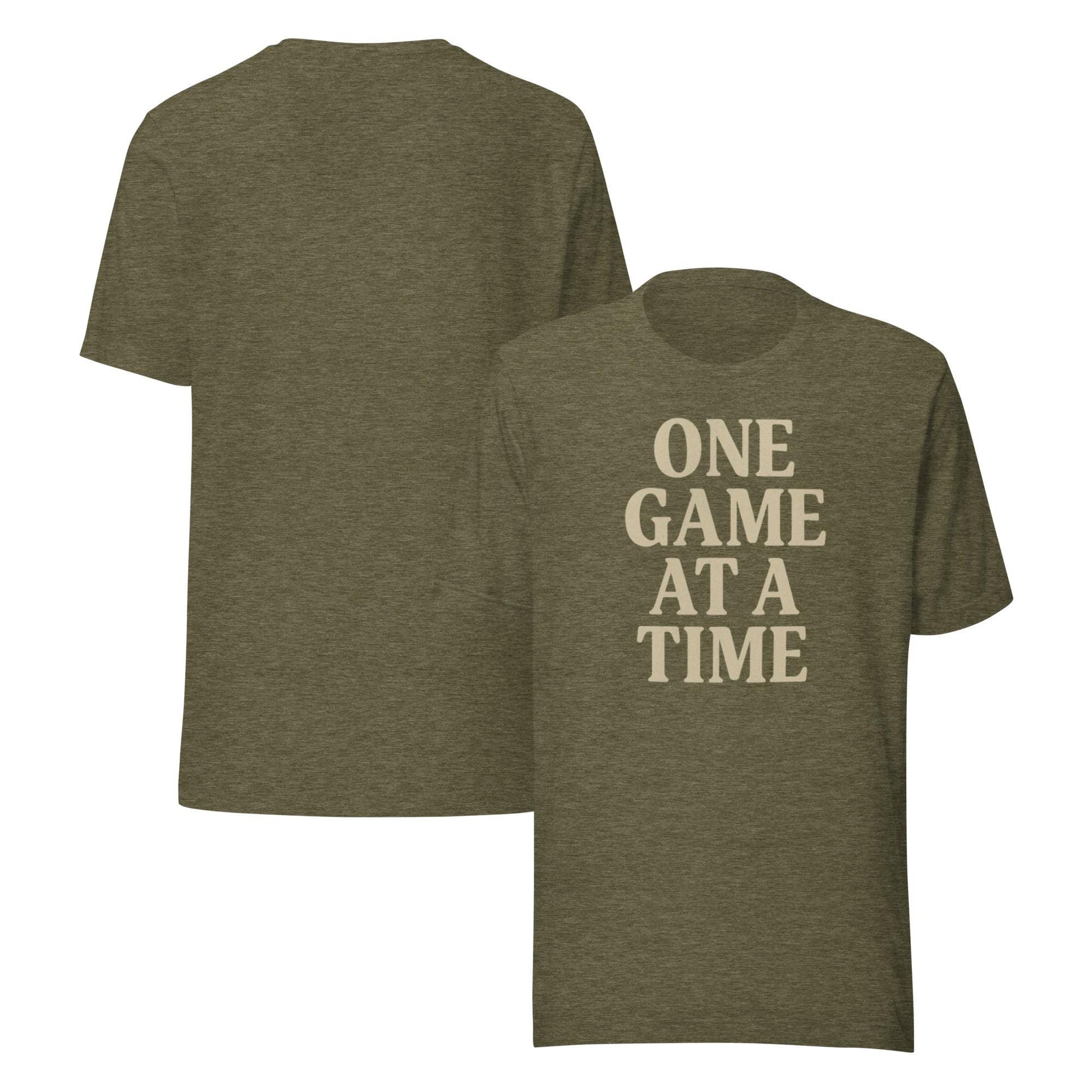 One Game at a Time Unisex t-shirt