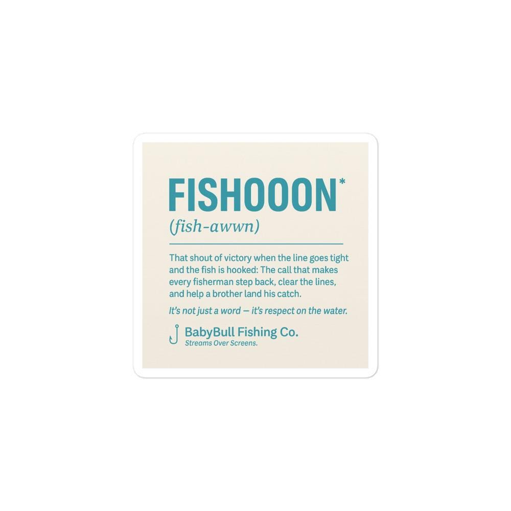 Fishooon Sticker Promo Bubble-free stickers