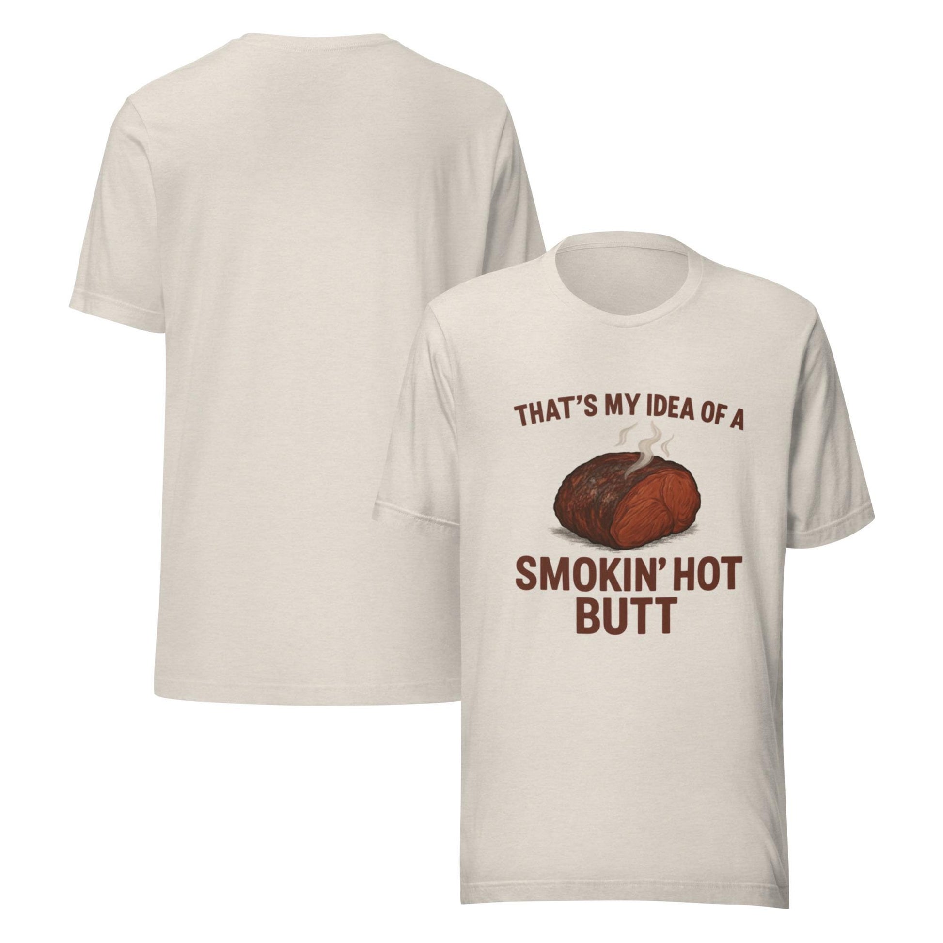 Smokin’ Hot Butt – BBQ Humor T-Shirt by BabyBullTeeDesigns™
