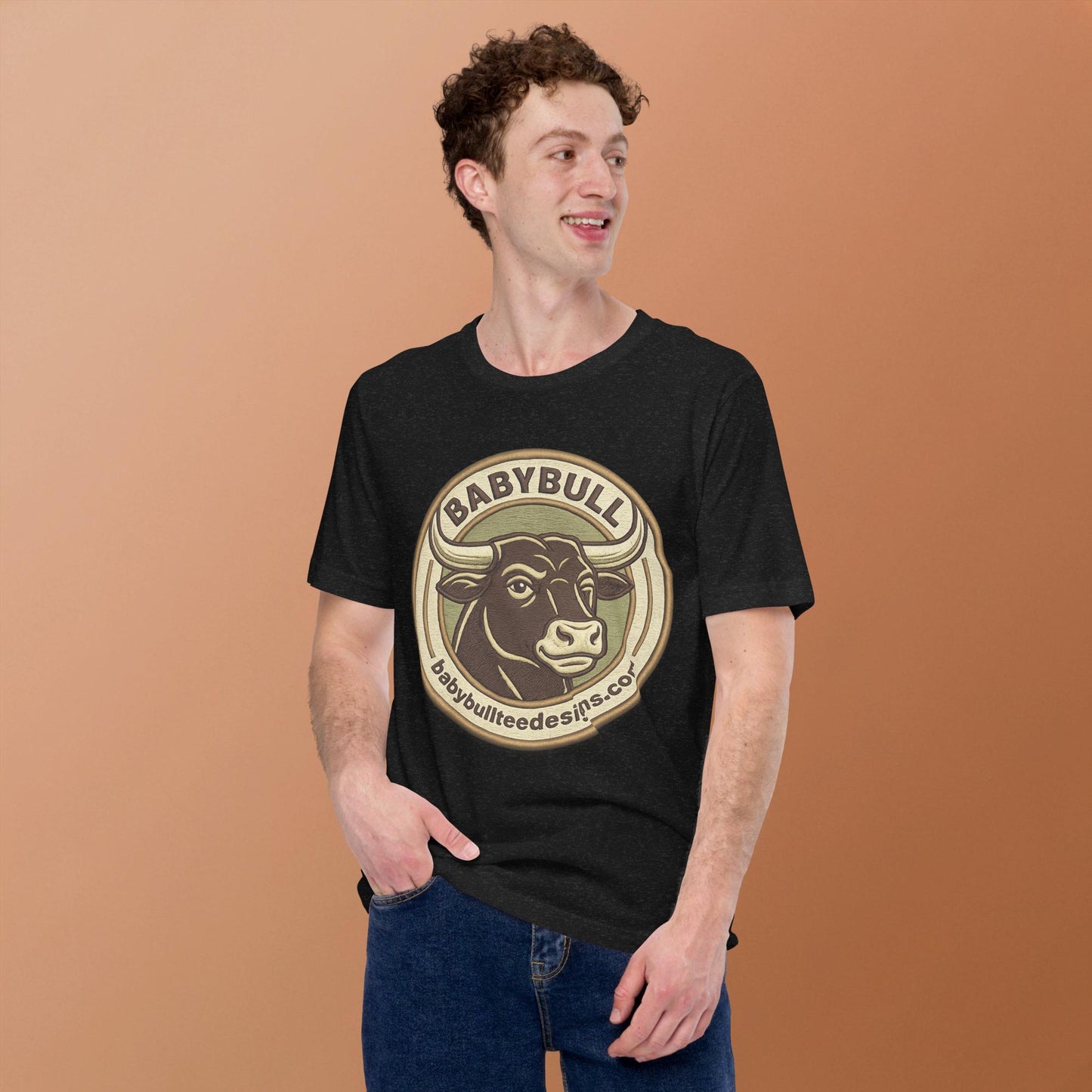 BabyBull Heritage Seal T-Shirt – Classic Winking Bull Logo Fishing & Outdoor Tee