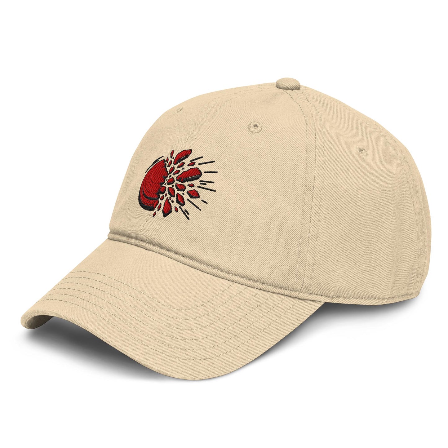 Red Dusted Clay Burst Embroidered Hat – BabyBull Trap Shooting