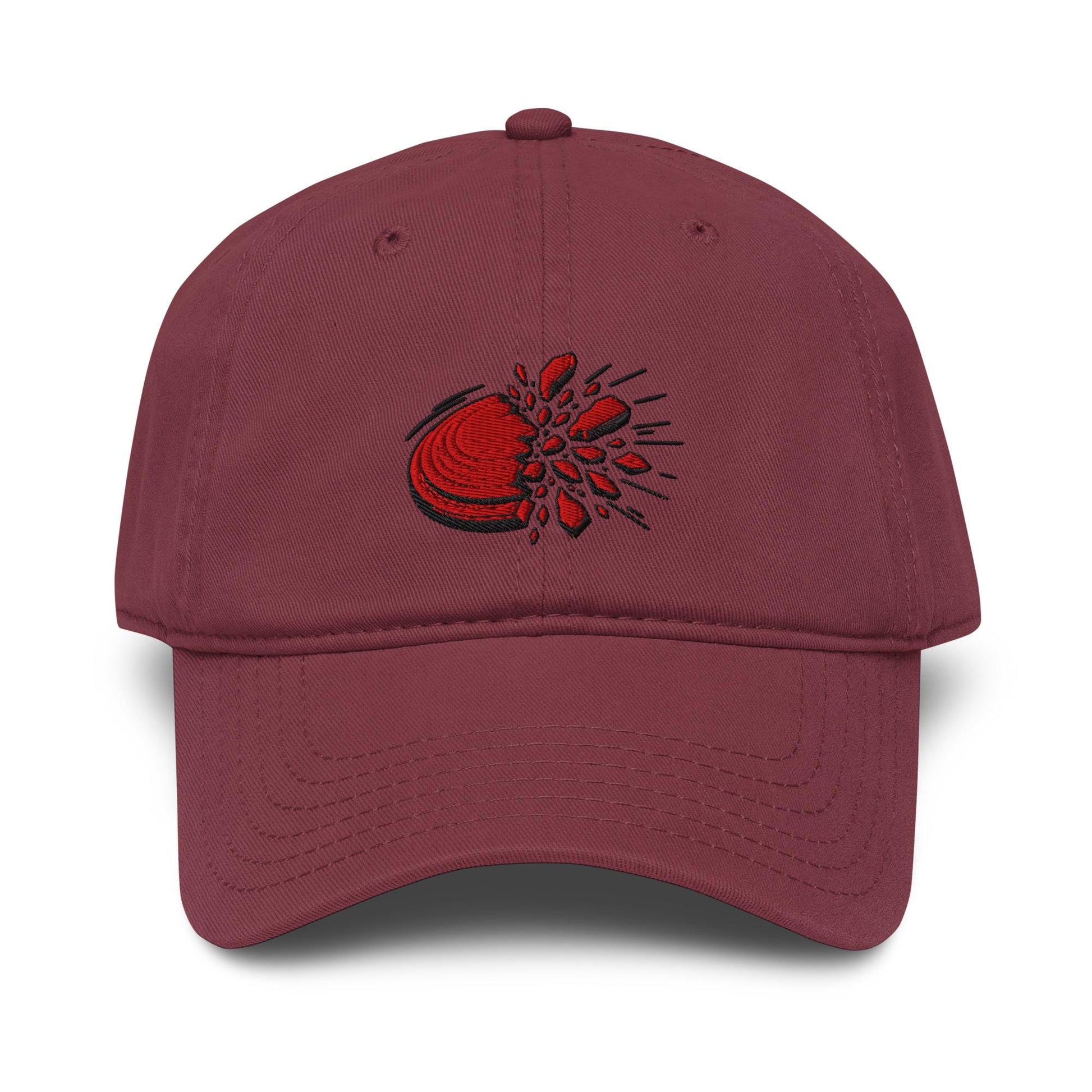 Red Dusted Clay Burst Embroidered Hat – BabyBull Trap Shooting