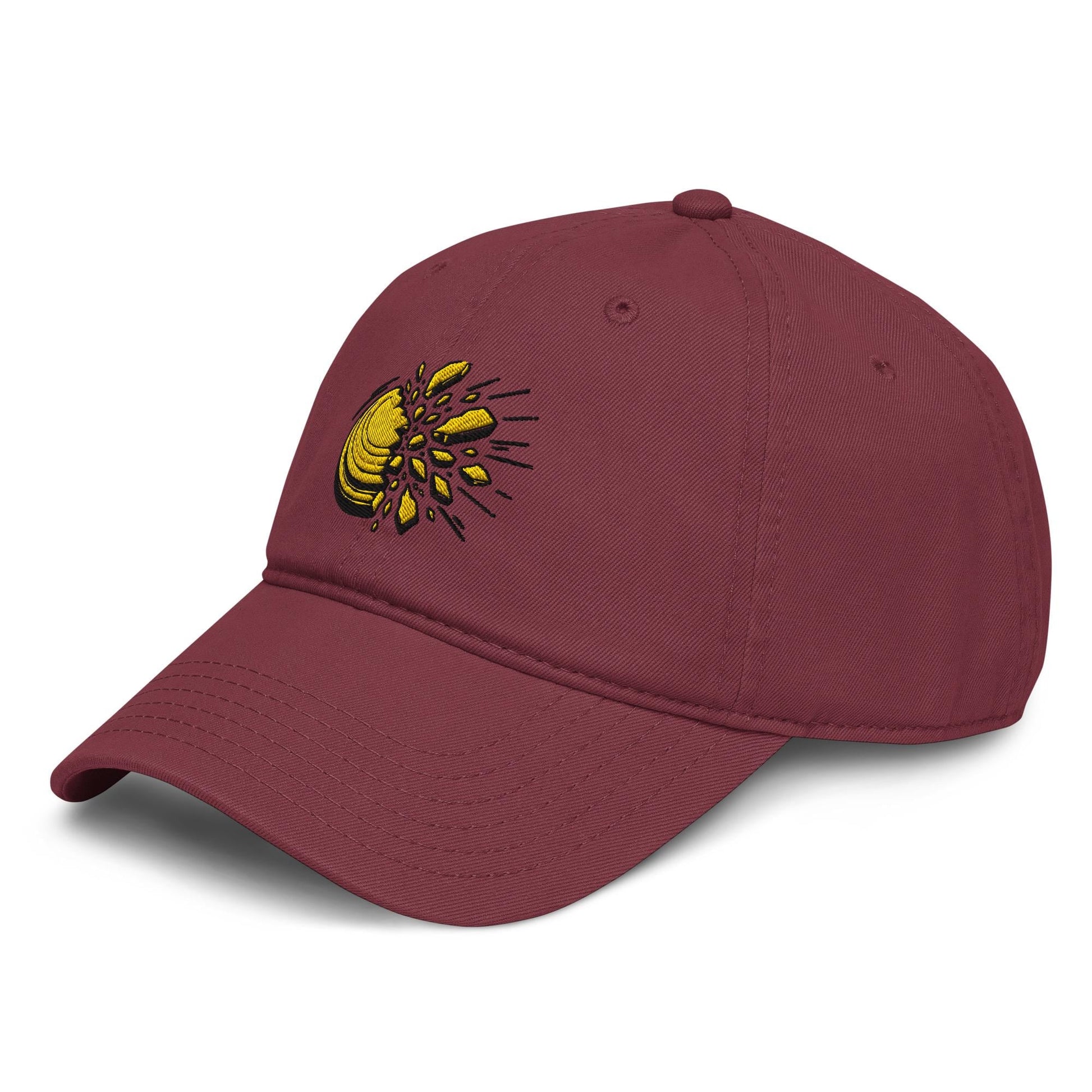 Yellow Dusted Clay Burst Embroidered Hat – BabyBull Trap Shooting