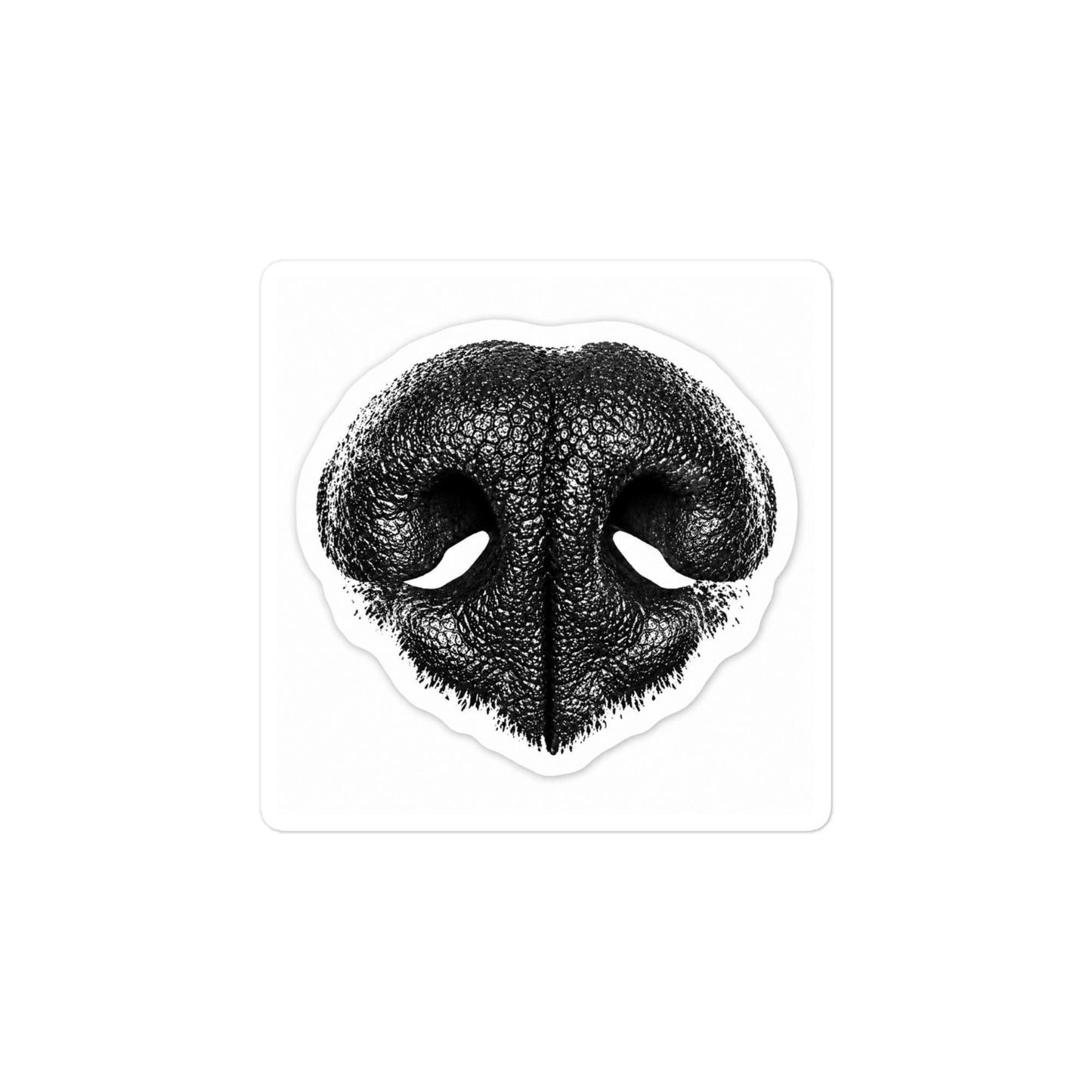Dog Nose Print Sticker Nose Boop Decal Doig Lover Gift Minimal Black Pet Sticker