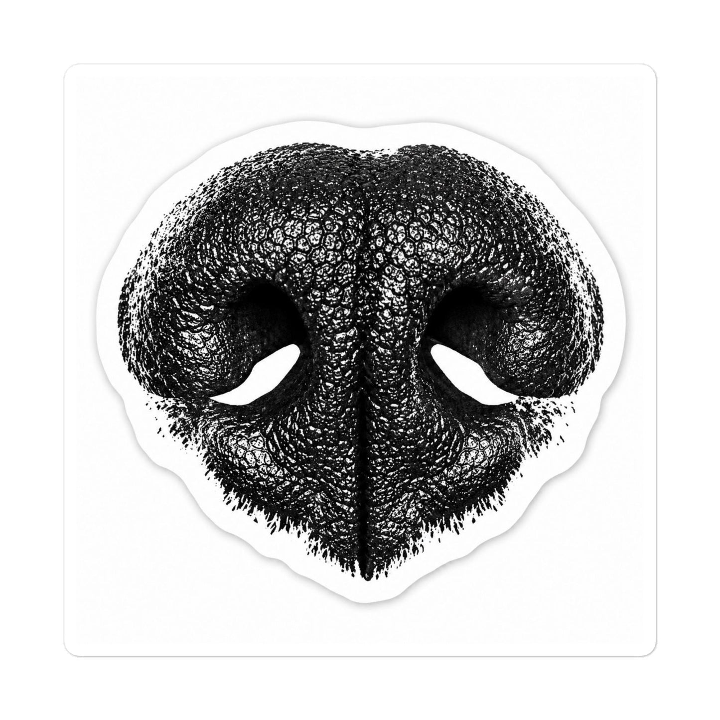 Dog Nose Print Sticker Nose Boop Decal Doig Lover Gift Minimal Black Pet Sticker