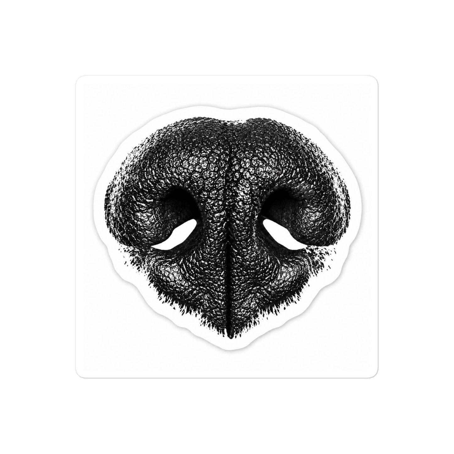 Dog Nose Print Sticker Nose Boop Decal Doig Lover Gift Minimal Black Pet Sticker