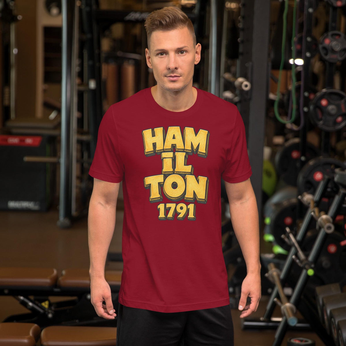 Hamilton 1791 T-Shirt | Black Hamilton Ohio Heritage Tee | Bold Hometown Shirt