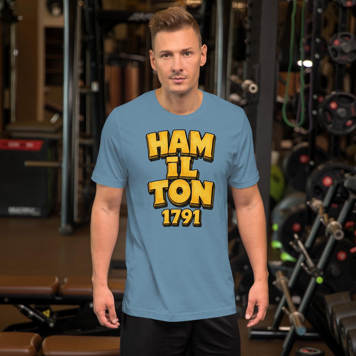 Hamilton 1791 T-Shirt | Black Hamilton Ohio Heritage Tee | Bold Hometown Shirt